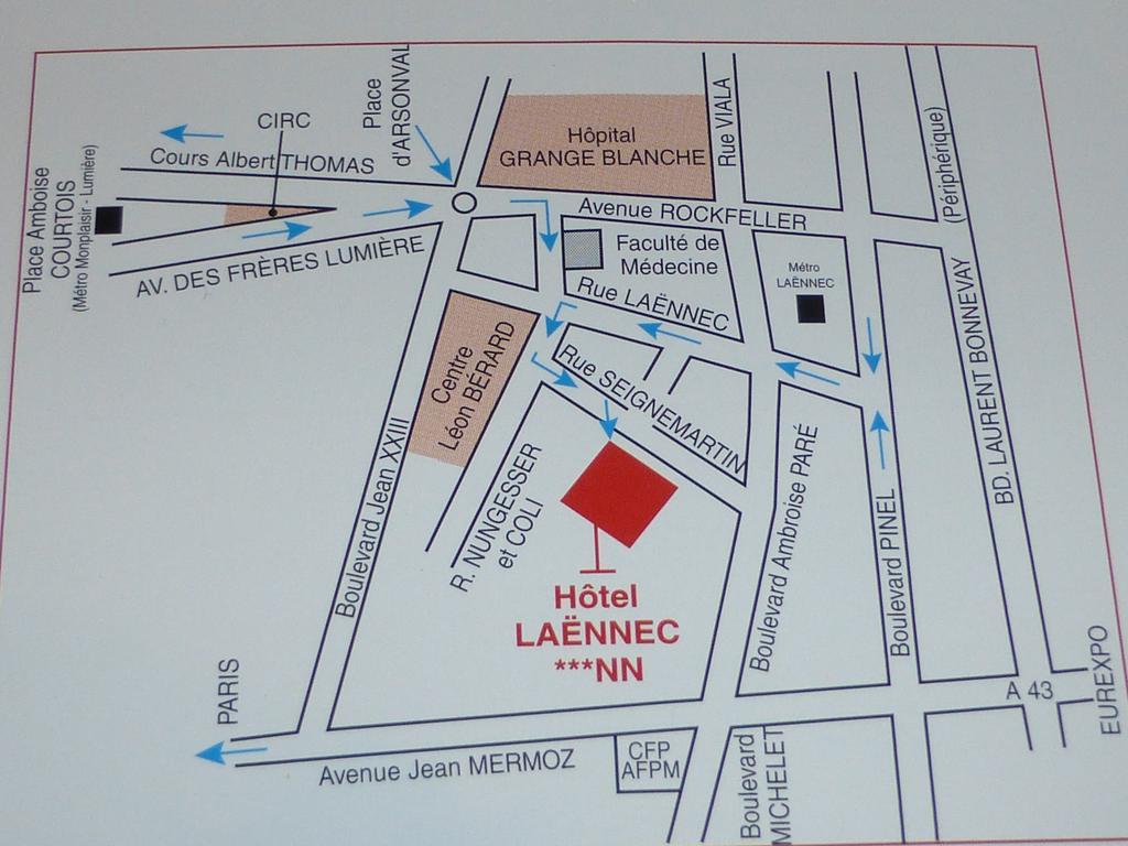 Laennec Hotel Lione Esterno foto